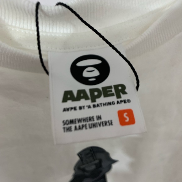 AAPE BY *A BATHING APE®
graphic-print cotton T-Shirt - Picture 5 of 6